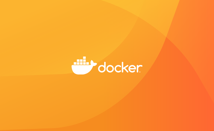 Docker - 사례 연구 - 주황색 배경 이미지